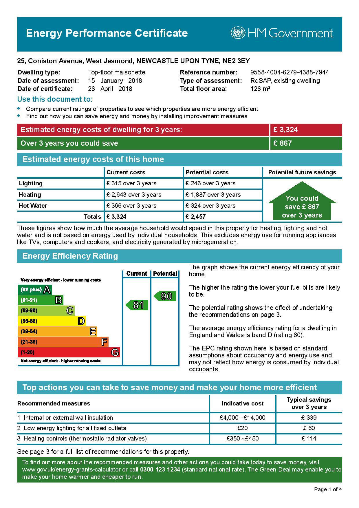 25 coniston avenue epc page 001